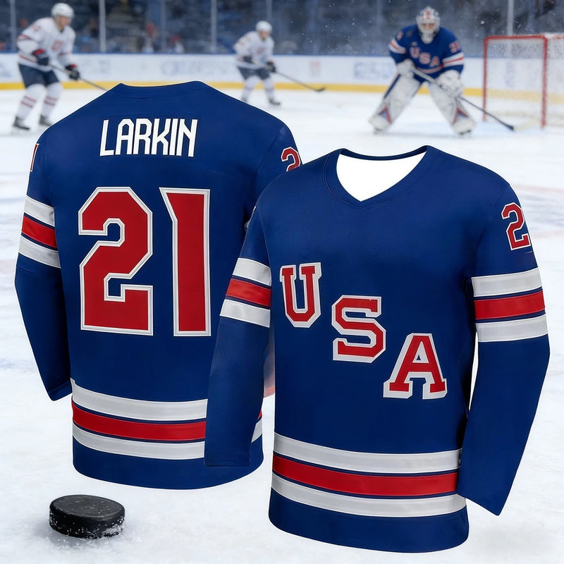 Maglia da allenamento hockey su ghiaccio americano uomo più venduta - immagine 8