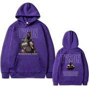 Boxing King Mike Tyson Felpa con cappuccio stampa fronte-retro Uomo e donna Cool - immagine 4