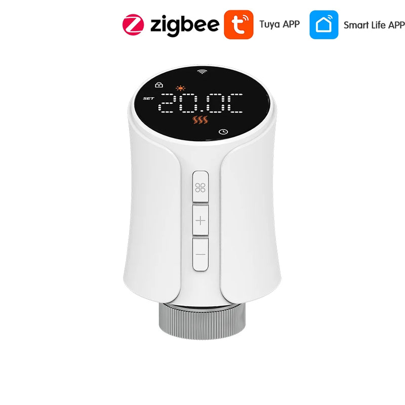 Smart Tuya WiFi/Zigbee TRV testa termostatica attuatore valvola radiatore Home Remote Temperature Controller Alexa Google Home Alice