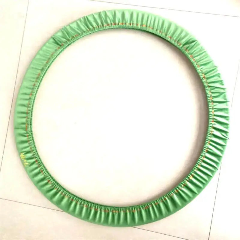 Copertura per Cerchio da Ginnastica Ritmica in Velluto Dorato - Green Diameter 60--65 - immagine 22