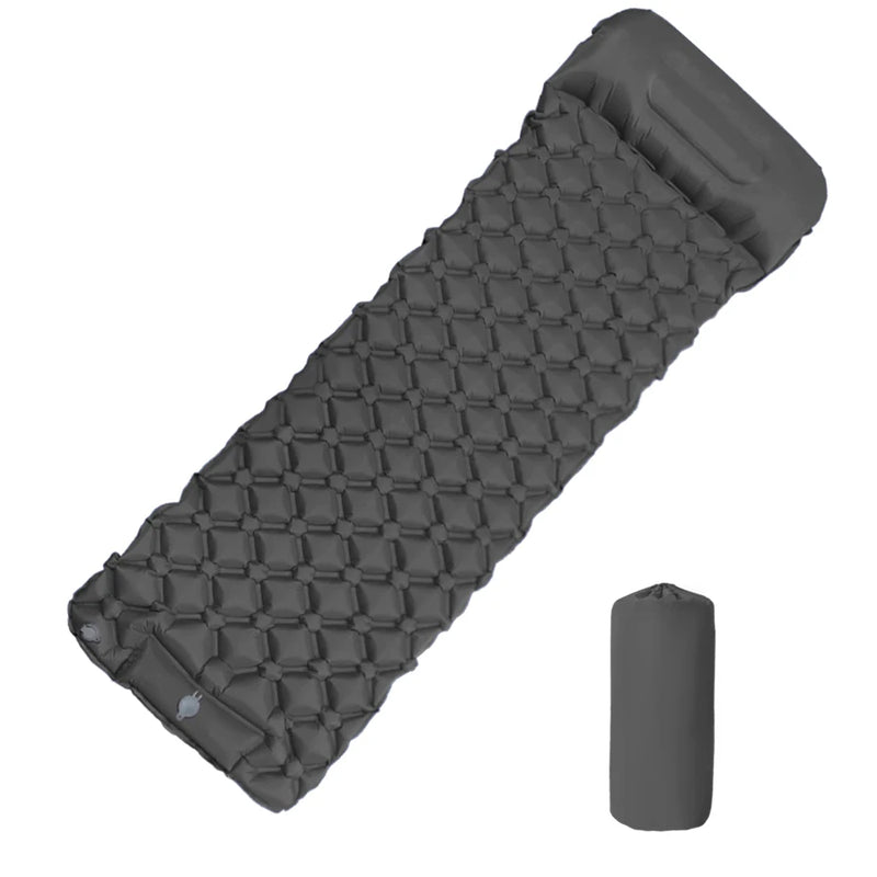 Materassino Gonfiabile da Campeggio Ultralight con Cuscino – Pompa Integrata per Trekking & Outdoor - Campeda