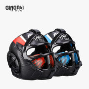 Casco Arti Marziali con Maschera – Protezione Totale Muay Thai, Boxe, MMA & Taekwondo - Campeda
