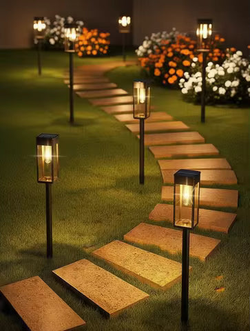 2/4/6 pezzi retro percorso solare luci calde esterno impermeabile giardino lampadina a incandescenza per passerella cortile cortile paesaggio decorazione 18,89€(19,62€/pezzo)4.5700