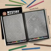 Libro da Colorare con Mosaici Misteriosi: 32 Pagine di Pixel Art per Adulti - immagine 5