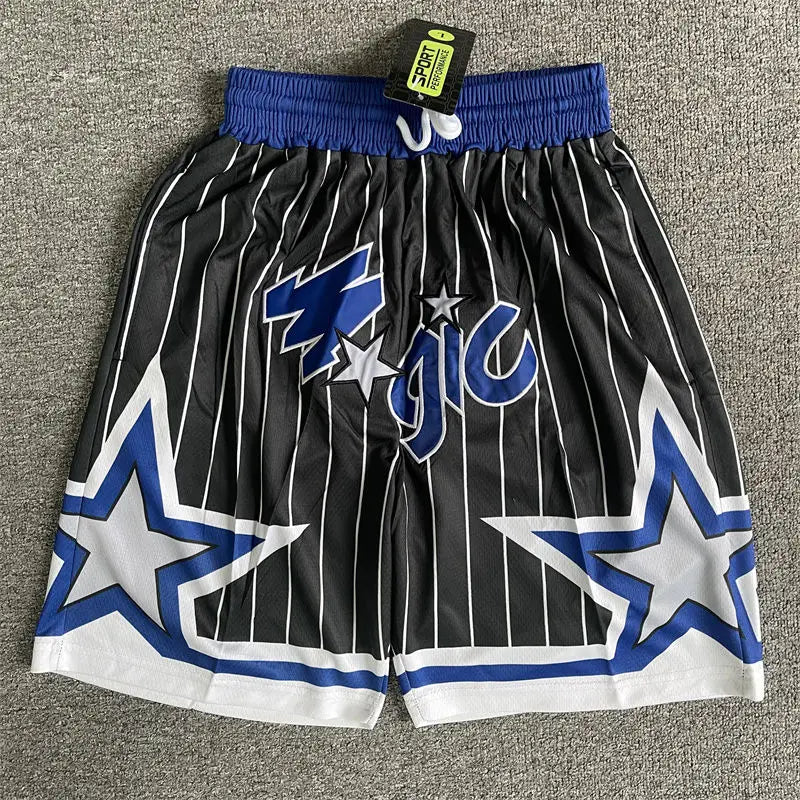 nuovi uomini pantaloncini da basket palestra jogging maratona corsa casual all'aperto - immagine 4
