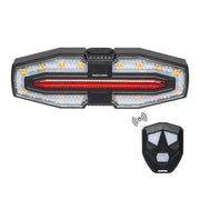 Indicatori di direzione Luci posteriori per bici Telecomando senza fili Indicatore - BASIC BLACK - immagine 2