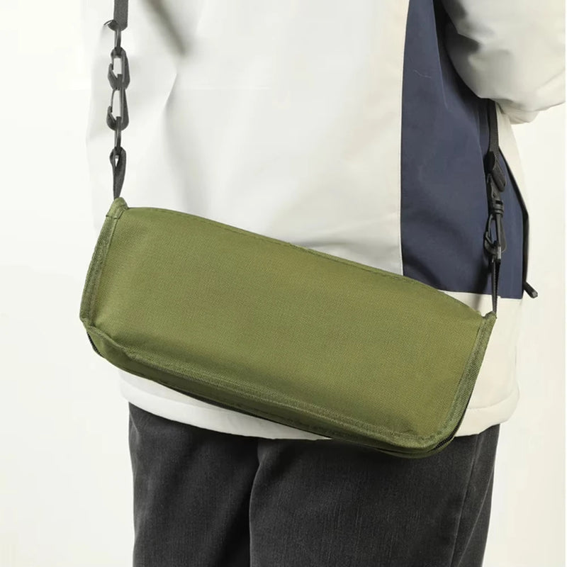 Sgabello pieghevole per il tempo libero all'aperto, il campeggio e l'escursionismo, i viaggi di pesca, comodo sgabello portatile in stile borsa a tracolla per riporre