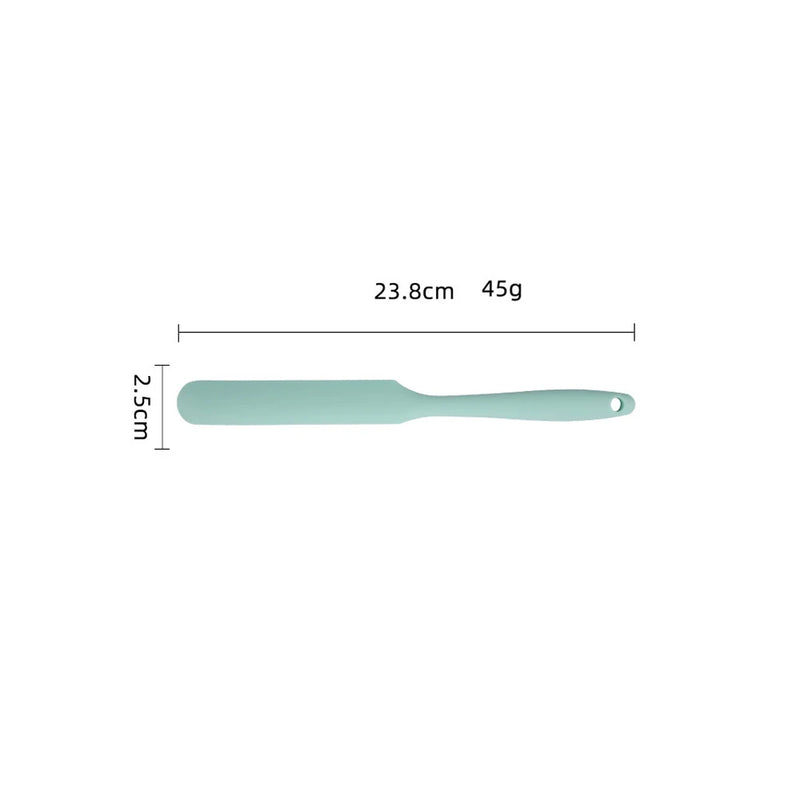 Raschietto per crema in silicone alimentare Utensile da cucina multifunzione per la preparazione di dolci Spatola lunga resistente al calore