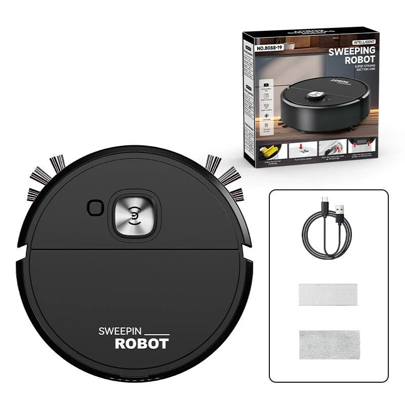 Mini Aspirapolvere Robot 3 in 1 spazzante intelligente Polvere domestica Spazzare - immagine 8