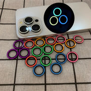 Anello in vetro colorato per obiettivo fotocamera iPhone