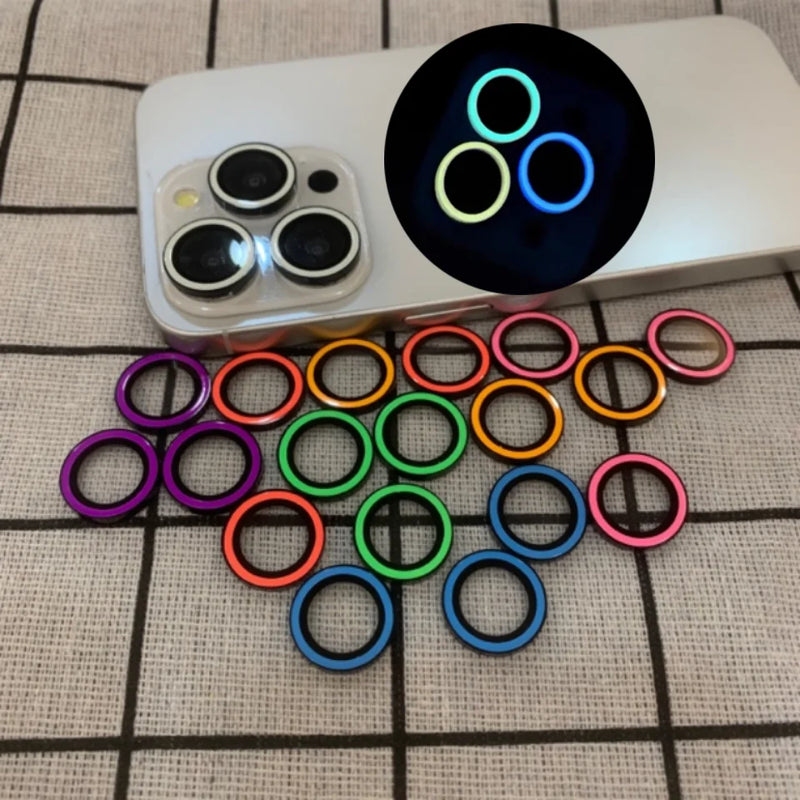 Anello in vetro colorato per obiettivo fotocamera iPhone
