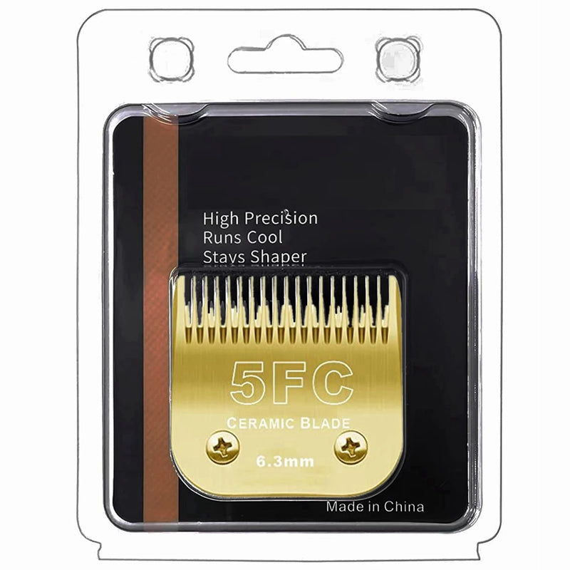 Set di lame in ceramica rimovibili di ricambio per tagliacapelli per cani da compagnia compatibili con Tosatrici Andis,Oster A5,Wahl serie KM10