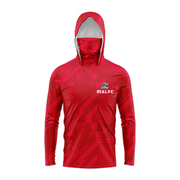 MALFC Camicia da pesca con cappuccio uomo maglietta a maniche lunghe protezione UV - S XTW61 - immagine 7