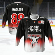 Köln Haier MacLeod Maglia da Hockey su Ghiaccio Tedesca 89 Russell DEL Genitore-Figlio