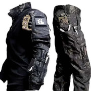 Tute mimetiche Camicie tattiche Set da allenamento Multi-tasca Army Multicam Uniformi - immagine 2
