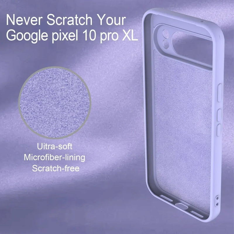 Custodia per telefono antigoccia in silicone morbido delicato sulla pelle di alta qualità per Google Pixel 10 Pro XL 9 8 7 9A 8A 7A Custodia protettiva antiurto