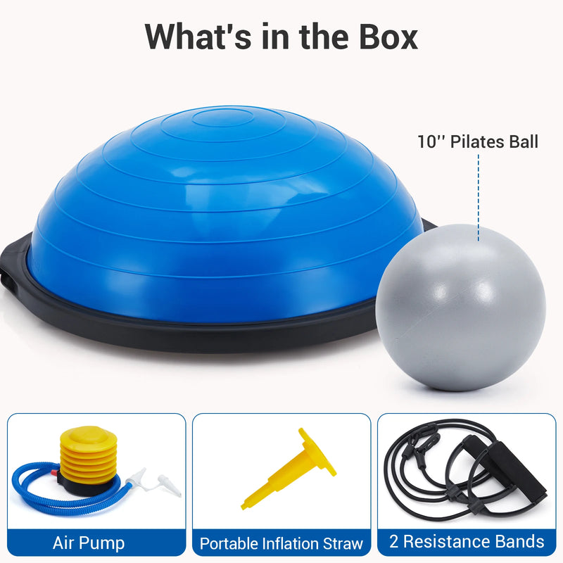 Mezza palla da allenamento per l’equilibrio 25 pollici