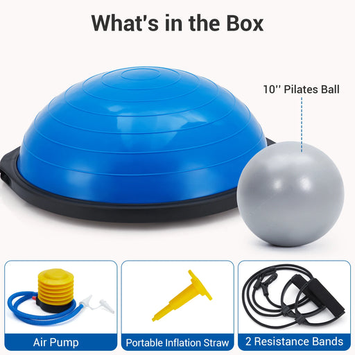 Mezza palla da allenamento per l’equilibrio 25 pollici