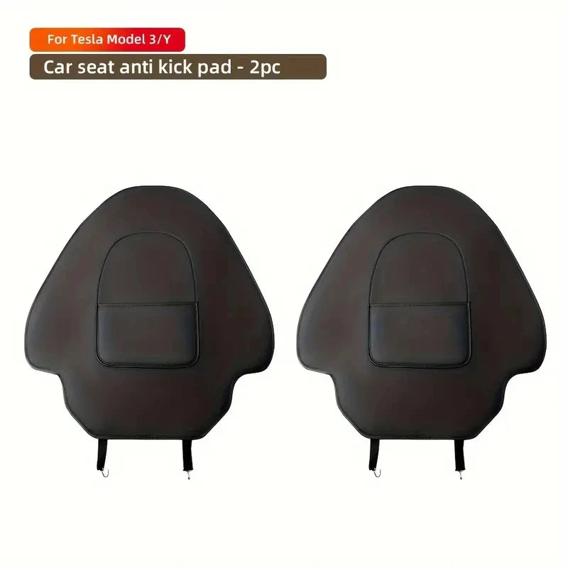 Tappetino Schienale Tesla Model 3/Y – Protezione Sedile Antigraffio in Pelle Premium - Campeda