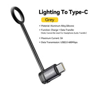Adattatore Essager da Lightning a USB C 3A per Ricarica Rapida OTG iPhone - immagine 8