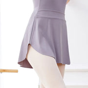 Gonne da balletto per adulti donna Gonna ballo Abito Tutu nero Ballerina Dancewear - Grey Purple S height 155-160cm - immagin