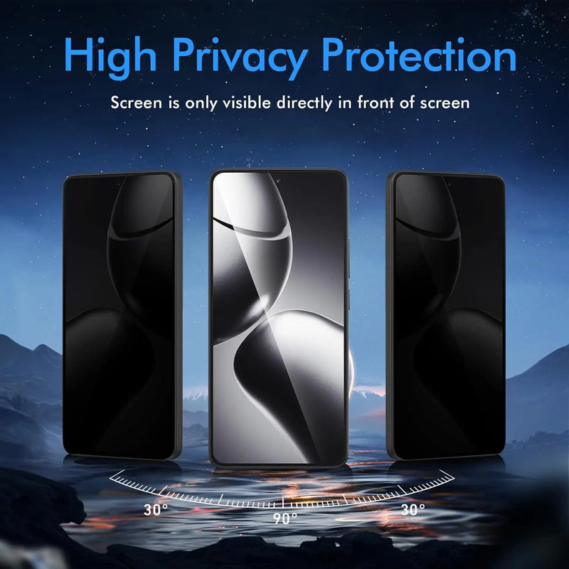 Vetro temperato anti-spia per pellicola protettiva in vetro per schermo privacy Xiaomi 15T