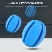6 pezzi porta canna da pesca in silicone cinghie a sfera 5 fori - immagine 8