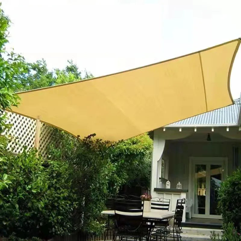 Parasole in HDPE beige per piante da giardino, protezione UV, parasole per esterni, parasole per piscina 75-80%