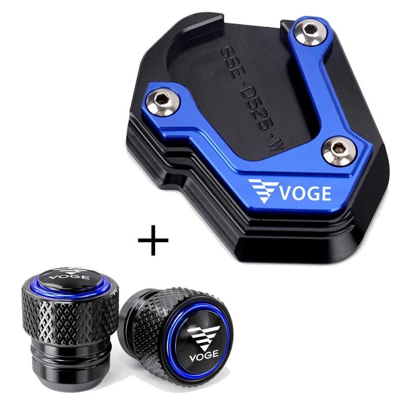 Estensione Cavalletto Laterale Moto VOGE DS900X DS525X DS625X 300 Rally – Base Maggiorata Antiscivolo in Alluminio CNC