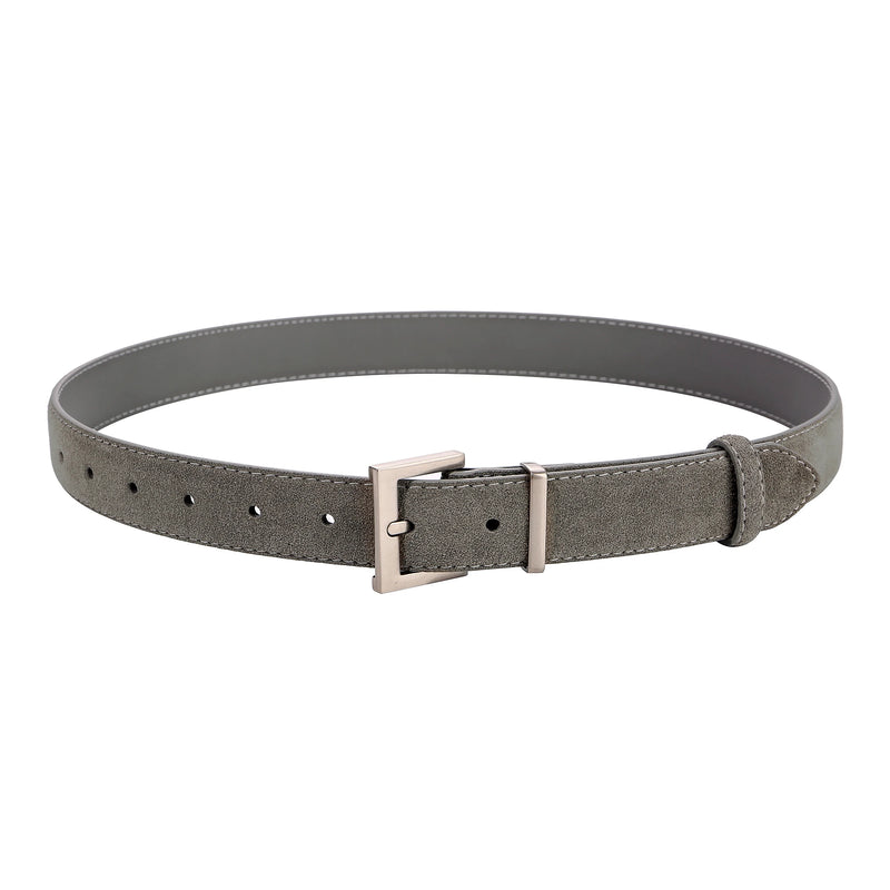 Cintura di Lusso in Pelle Vacchetta per Donne - gray E - immagine 22