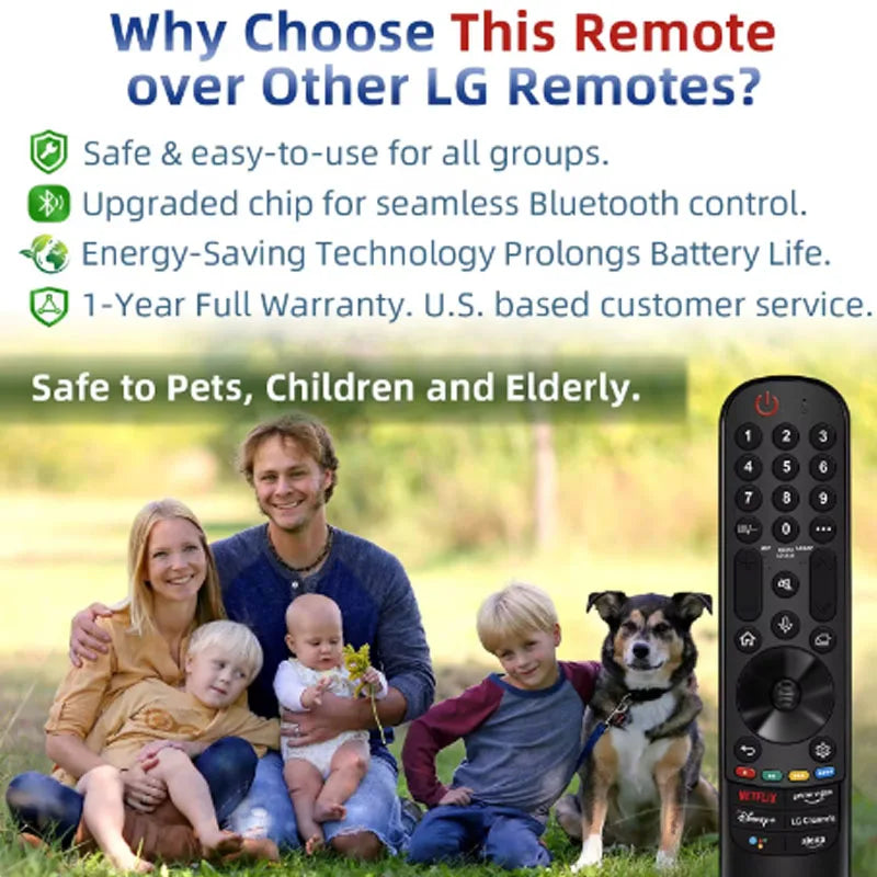 Telecomando magico sostitutivo MR22GA/GN per Smart TV con funzione vocale e puntatore