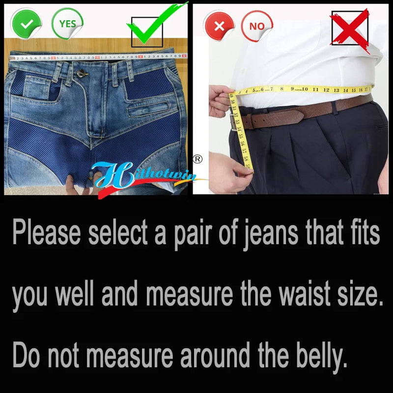 Jeans Moto Kevlar Uomo – Pantaloni Protettivi Anticaduta Antivento Resistenti all’Abrasione, Pantaloni Motocross Estivi