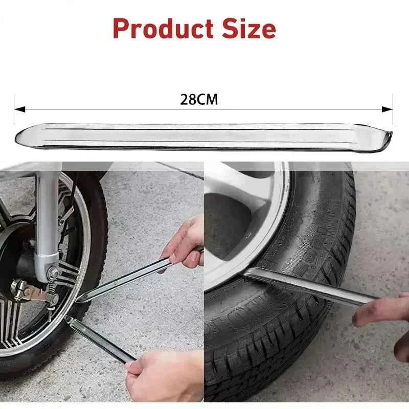 Strumento per la rimozione della chiave per pneumatici per auto Cucchiaio in acciaio Pneumatico in ferro Apri cerchione Cambio leva Strumenti di riparazione auto Accessori per auto da bicicletta per moto