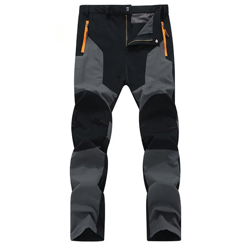 TRVLWEGO Pantaloni da campeggio escursionismo uomo anti-UV resistenti all'usura ad - immagine 2