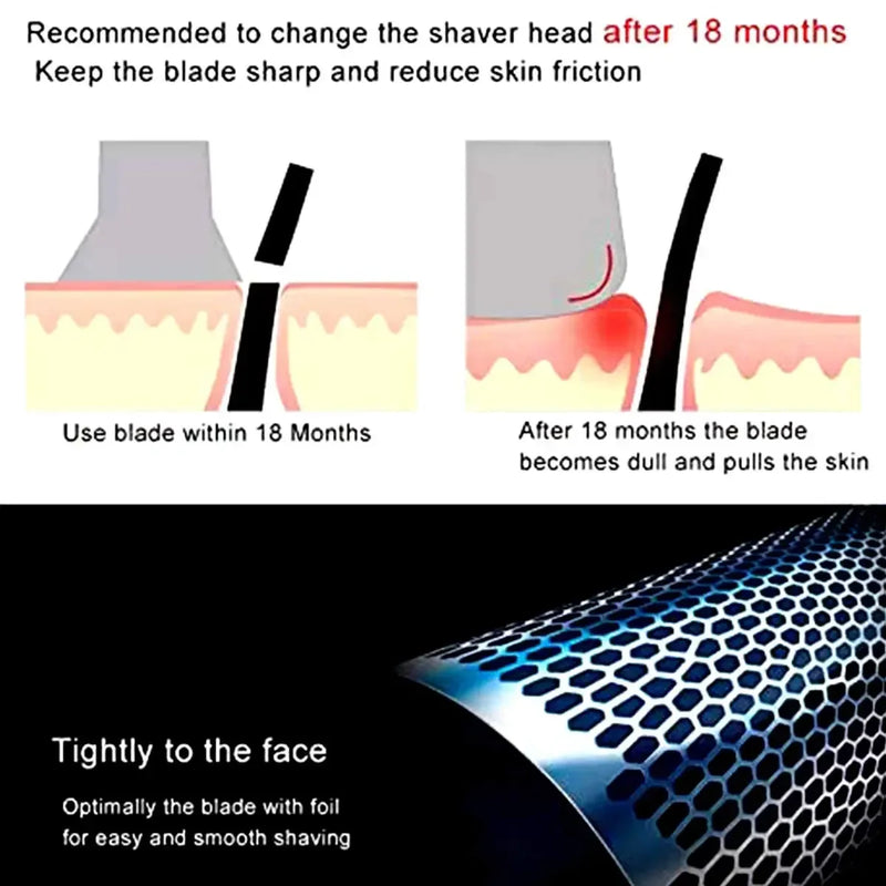 Lamina e lama di ricambio per testina 51S per Braun Series 5 e 8000 Series,590cc,8595,8985,8975,8991,8995,8985,wfs1,wfs2