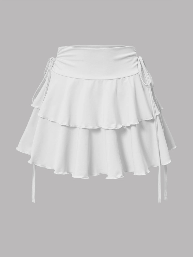 Nuova gonna a tinta unita da donna, moda estiva, versatile, a vita alta, vestibilità slim, elastica, gonna corta, articoli disponibili in magazzino