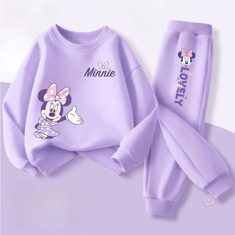 Primavera Autunno Stile Set di abbigliamento per bambini Neonate O Collo Felpa - immagine 7