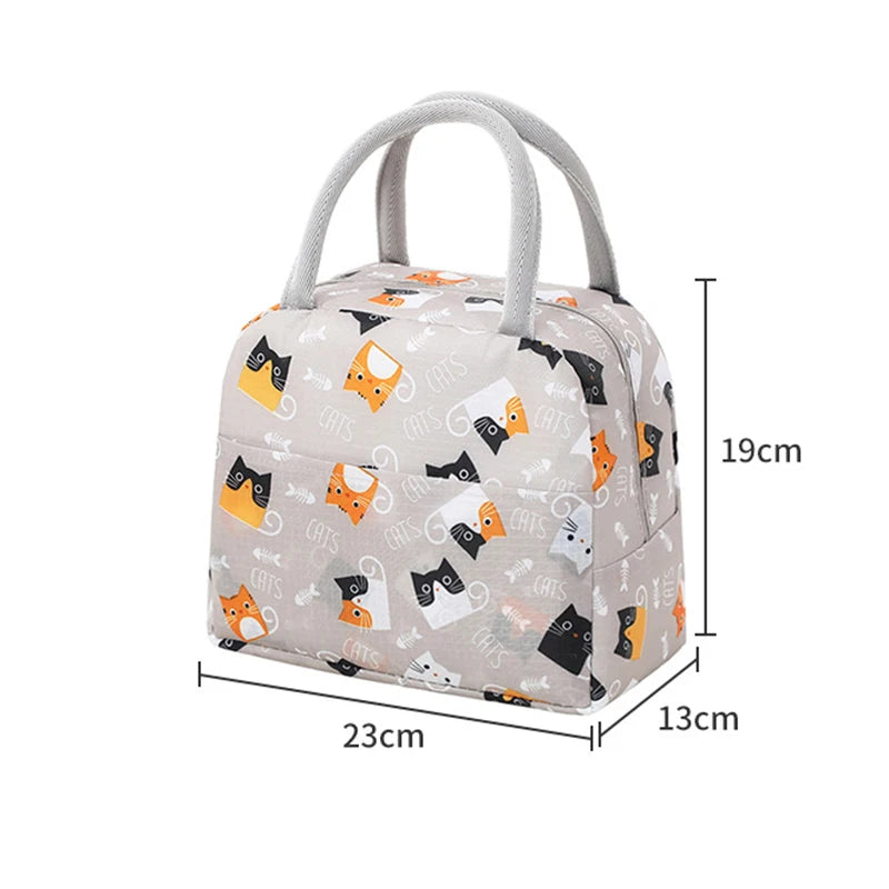 Borsa Termica Colorata in Tessuto Oxford – Lunch Bag Isolata, Anti-Spreco e Pratica - Campeda