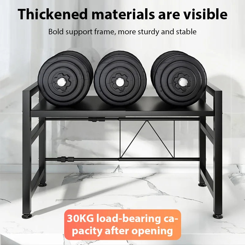 Ripiano per forno a microonde da cucina Supporto retrattile per forno da banco Scaffali per la conservazione del cuociriso domestico Organizer da cucina