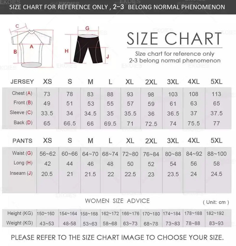 Set di maglie da ciclismo a maniche corte donna - immagine 6