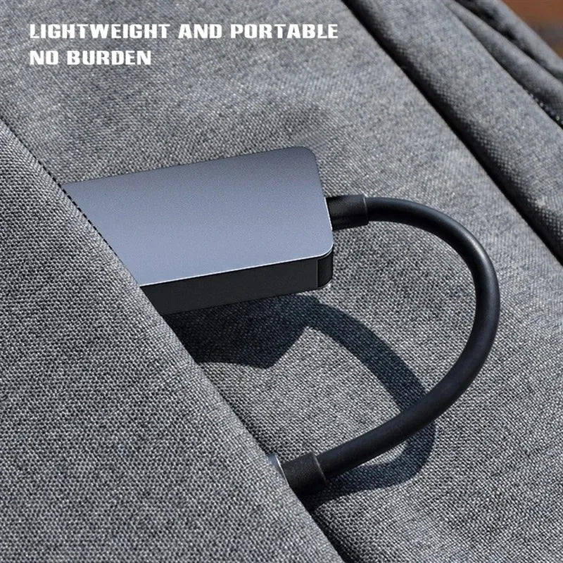 Adattatore Ethernet da tipo C a RJ45 2500Mbps USB 3.0 Scheda di rete RJ45 Cavo Internet Lan 100/1000/2500Mbps per PC portatile MacBook