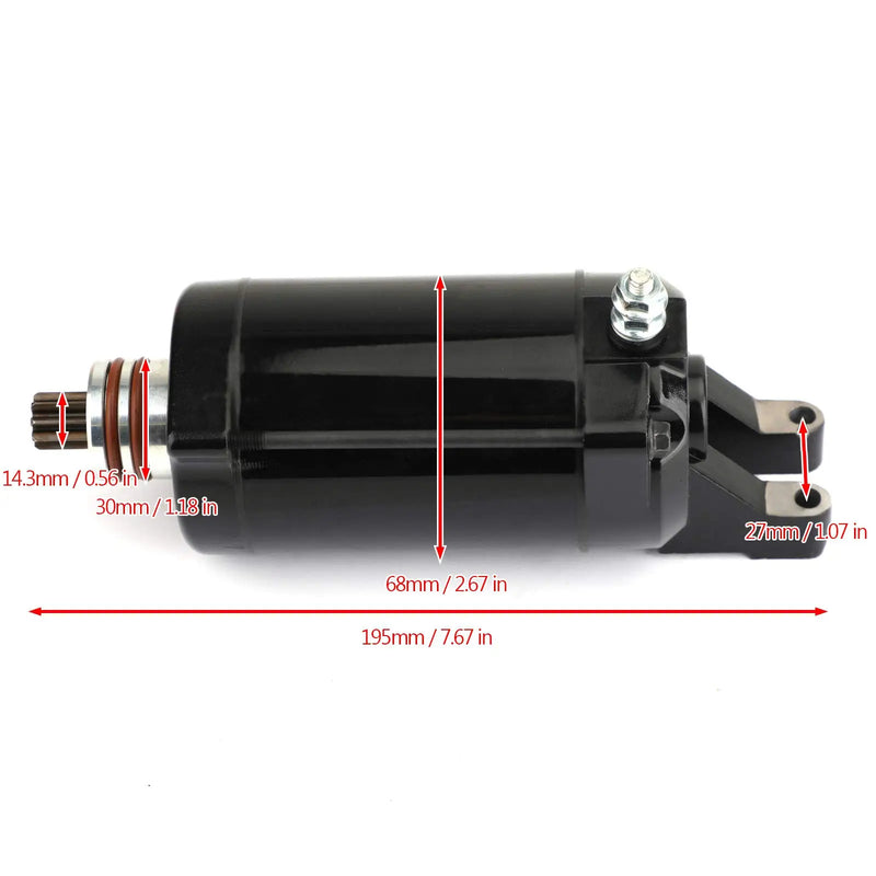 Motorino di avviamento per Can-Am SeaDoo Spark 2 Up 3 900 Rotax 2014-2019