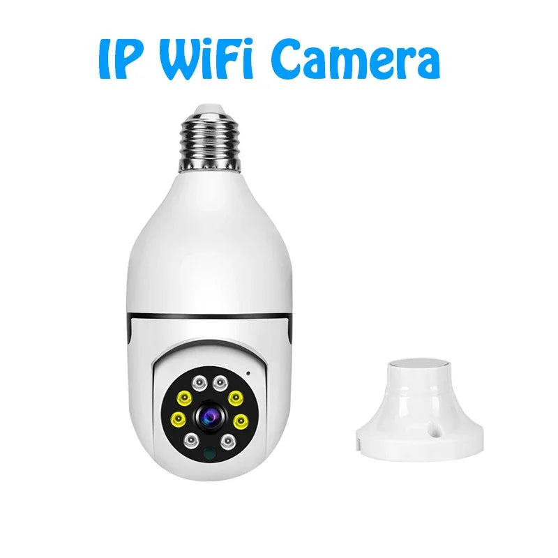 2.4G E27 lampadina telecamera Wifi per la sicurezza domestica telecamera di videosorveglianza 360 ° Wireless HD versione notturna Cam Baby Monitor Smart Home