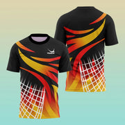 Camicia da allenamento per ping pong alla moda Maglietta estiva uomo Uniformi tennis - immagine 9