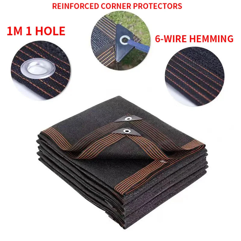 Parasole in HDPE beige per piante da giardino, protezione UV, parasole per esterni, parasole per piscina 75-80%