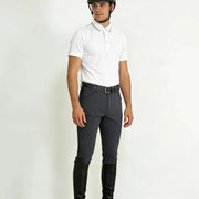 Pantaloni da equitazione semi-siliconati per uomo - immagine 3