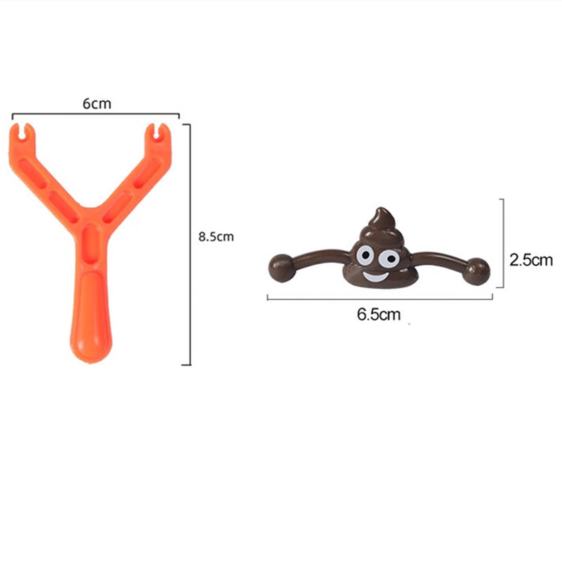 Set di 12 divertenti giocattoli colorati per cacca finta per bambini, borsa per bomboniere per feste di compleanno, riempitivo Piñata, per ragazzi e ragazze, regali per feste