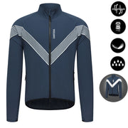 WOSAWE Giacca da ciclismo riflettente Autunno inverno a vento bicicletta moto morbida - immagine 17