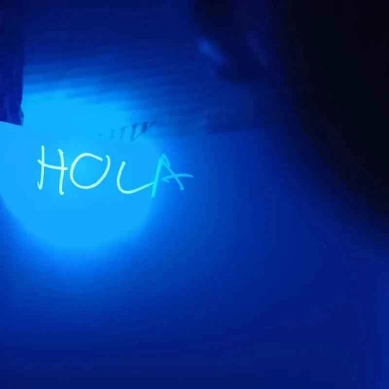 Divertente penna a inchiostro invisibile con matita magica a luce UV per soldi messaggio segreto fluorescente scrittura penna da disegno penne a sfera 1 pezzo