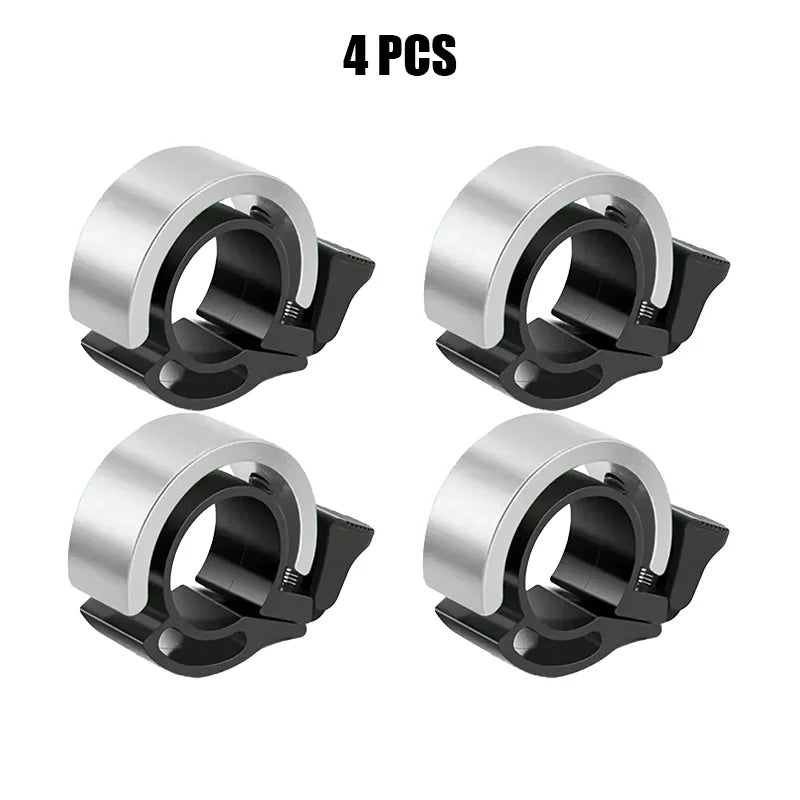 Campanello per Bicicletta in Lega da 2/4/8/16 Pezzi - 4 Pcs Silver - immagine 18